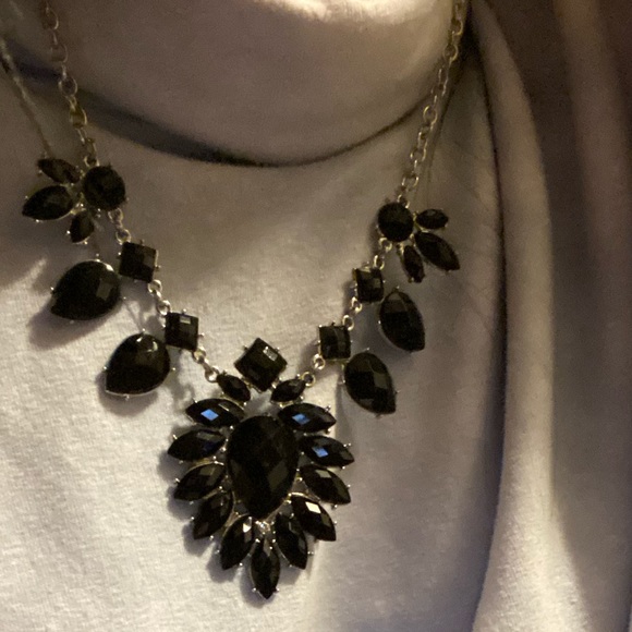 Black stone necklace - Picture 1 of 2